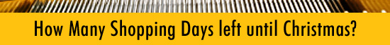 How Many Shopping Days left until Christmas?